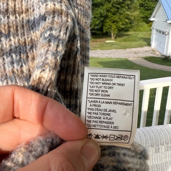 Bb Dakota space dyed sweater. Pretty cool/warm combo of colors. Like new - Picture 5 of 6